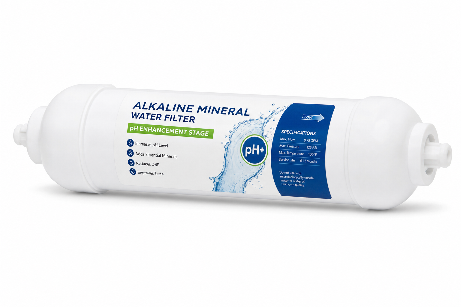 AquaMor Alkaline Mineral Filter Cartridge – pH Enhancement Stage