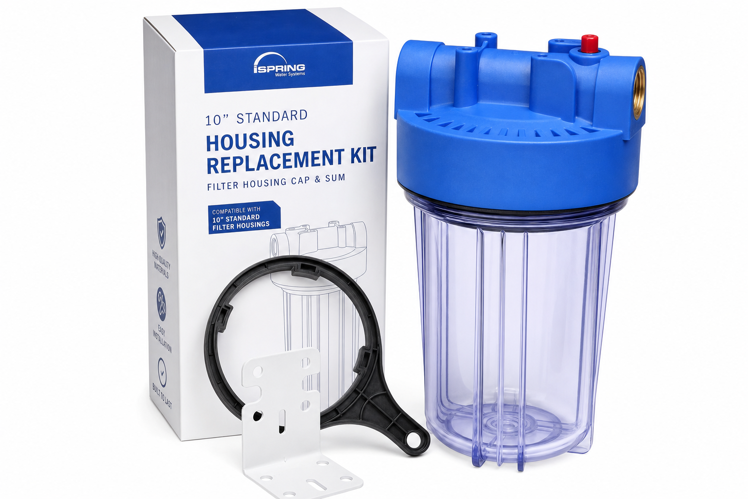 AquaMor Filter Housing Cap and Sump Replacement Kit – 10 Inch Standard