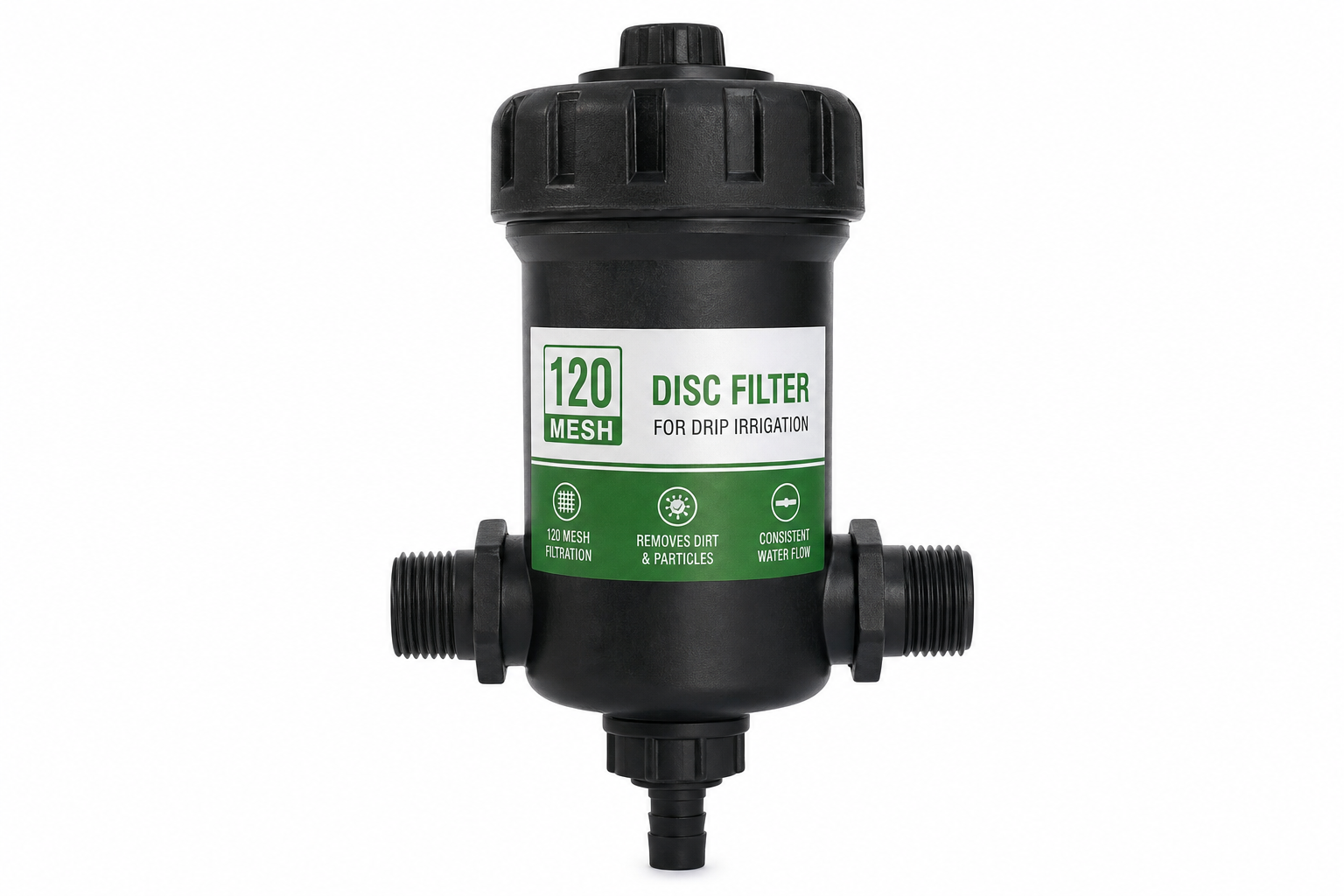 AquaMor Drip Irrigation Disc Filter – 3-4 Inch, 120 Mesh