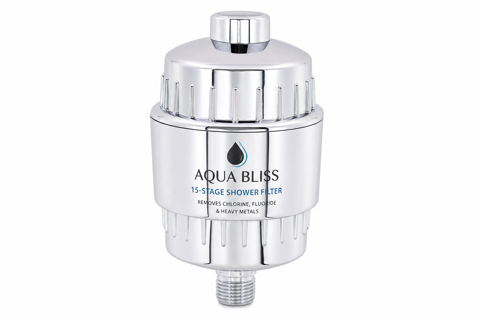 AquaMor 15-Stage Shower Filter – Chlorine, Fluoride, and Heavy Metals