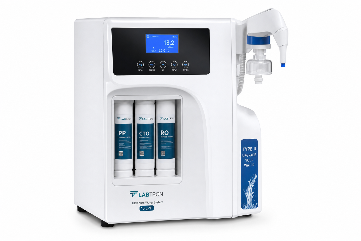 AquaMor LabPure Type 2 Water System – 15 LPH Ultrapure