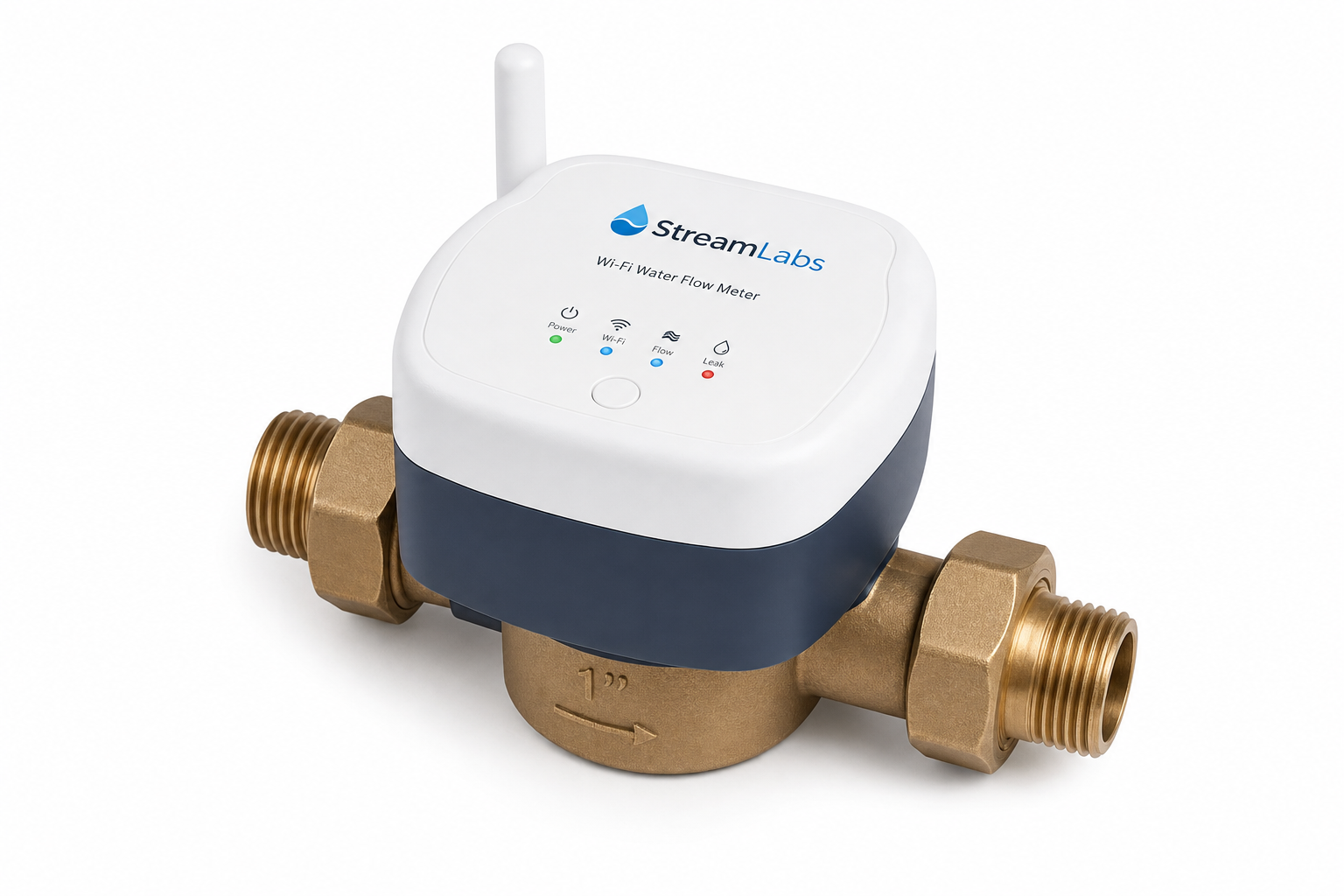 AquaMor Whole-Home Wi-Fi Water Flow Meter – Leak Detection and Usage